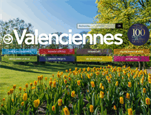 Tablet Screenshot of conservatoire.valenciennes.fr